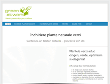 Tablet Screenshot of inchiriere-plante.ro